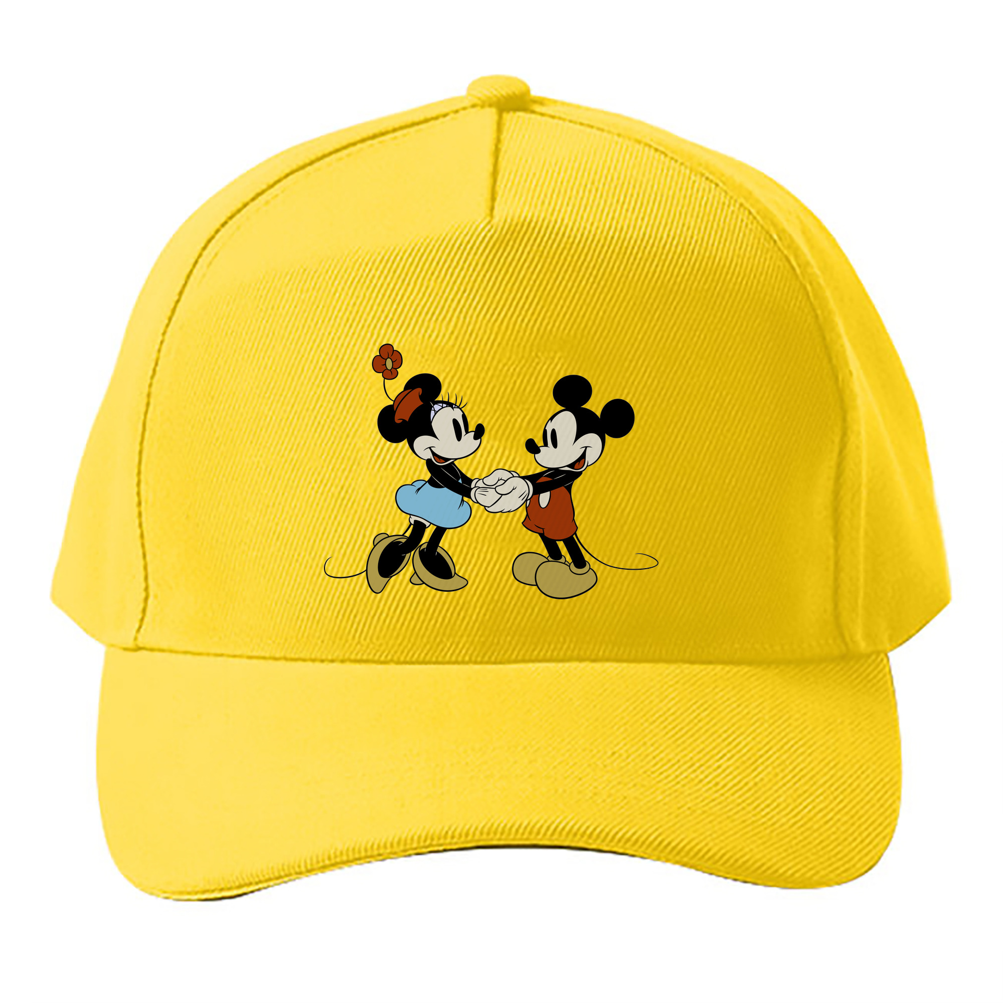 （画像用） ミッキーマウス Mickey Mouse ベースボールキャップ 綿100％ 男女兼用 帽子 スポーツ